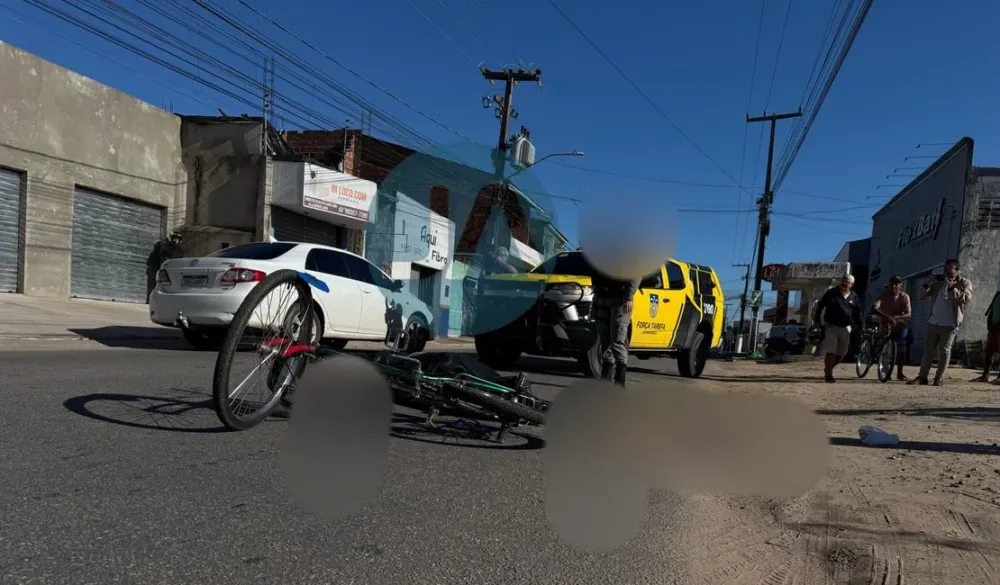 Idoso em bicicleta morre após ser atingido por motociclista em Arapiraca
