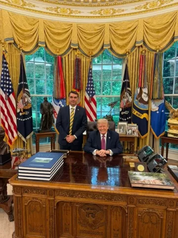A foto com Trump que virou meme e Alfredo Gaspar cada vez mais bolsonarista
