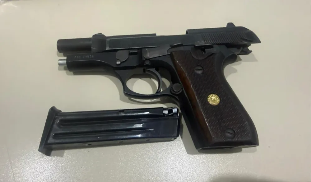 Homem épreso após ameaçar o próprio filho e ser flagrado com arma de fogo em Arapiraca