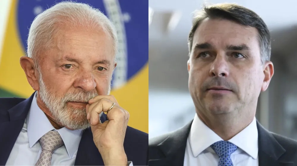 TSE manda Flávio Bolsonaro retirar post que liga Lula ao PCC